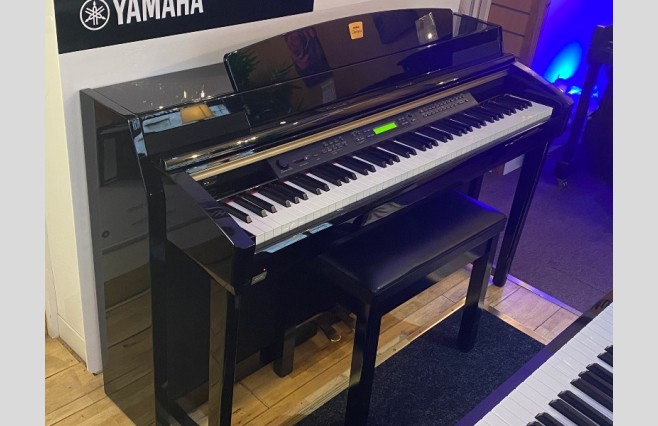 Used Yamaha CLP280 Polished Ebony Digital Piano Complete Package - Image 1